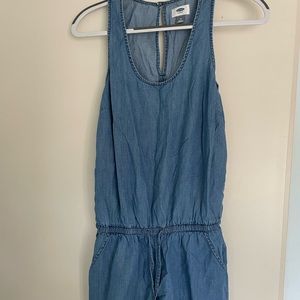 denim romper